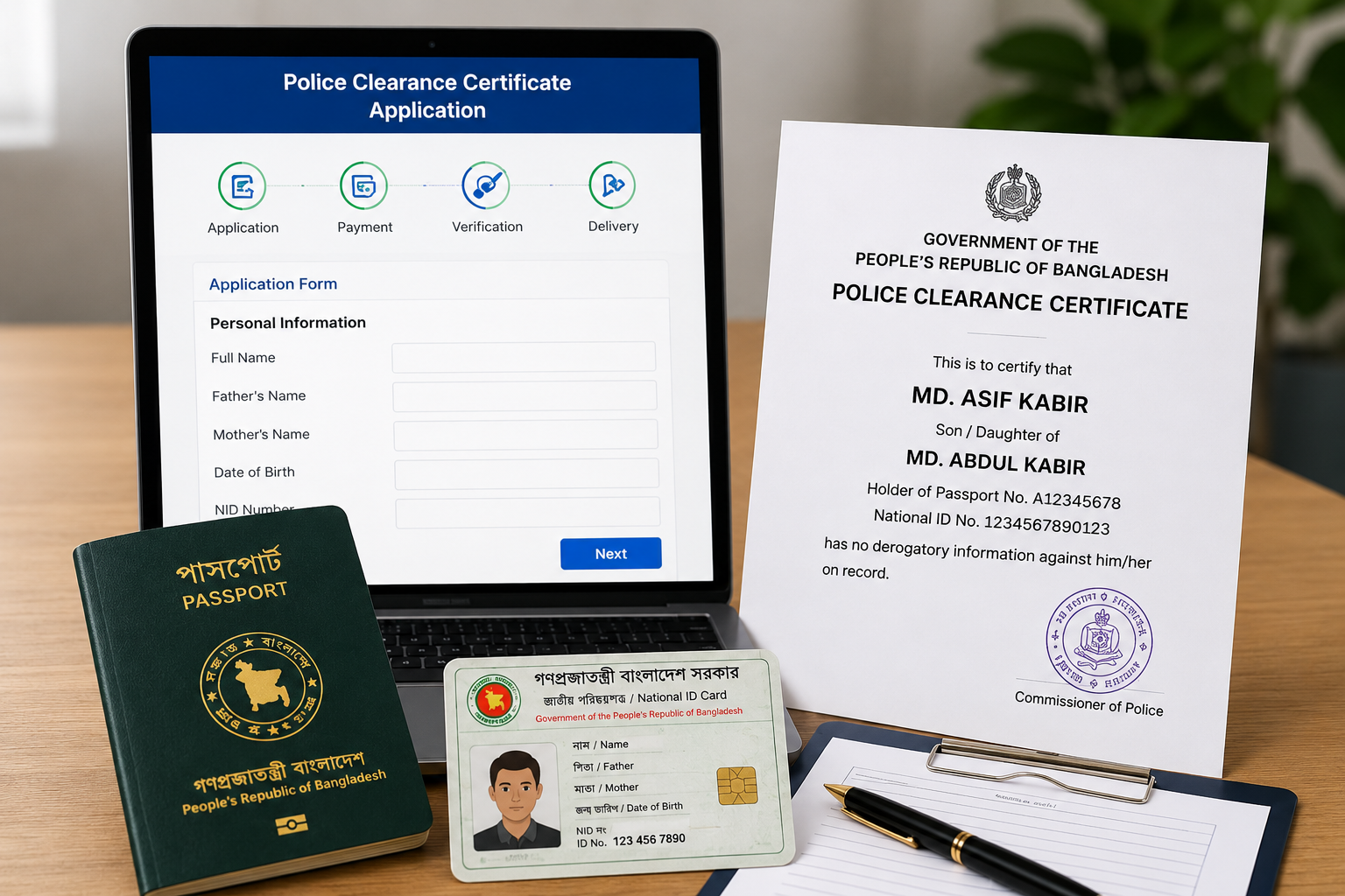 Police clearance service